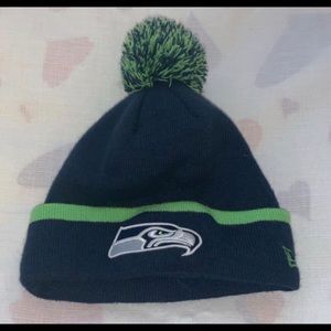 Seahawks Puffball Hat